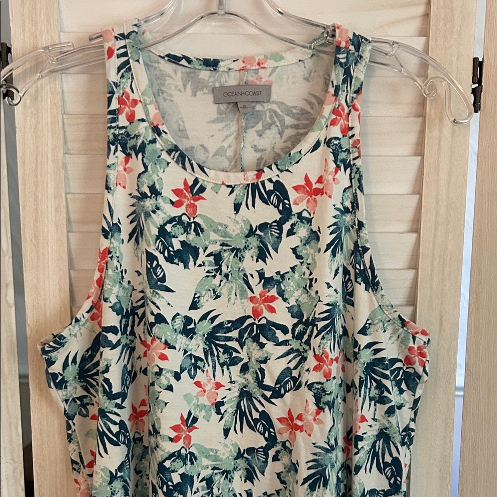 Tropical Floral Midi Dress - Picture 3 of 3